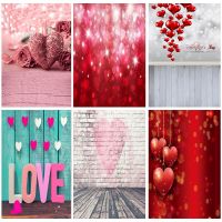 SHENGYONGBAO Art Fabric Valentine Day Photography Backdrops Prop Love Heart Rose Floor Photo Studio Background 1911 CXZM-36 Pipe Fittings Accessories