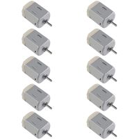 【585 Hahioptwg ร้อน】♈10ชิ้นมอเตอร์130ไฟฟ้า DC 1.5V -3V 16500 RPM จอ DC ขนาดเล็กสำหรับของเล่น DIY งานอดิเรกรถโลหะชุดอุปกรณ์มอเตอร์เครื่องยนต์