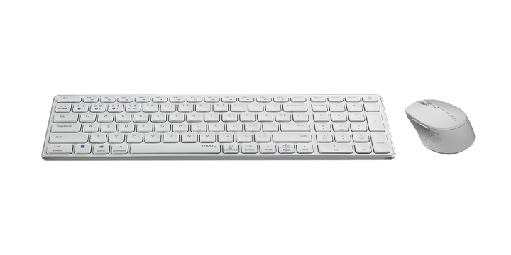 rapoo-9350m-wireless-mouse-amp-ultra-slim-keyboard-เมาส์และคีบอร์ด-ไร้สาย-แป้นไทย-อังกฤษ-สีขาว-ของแท้-รับประกันสินค้า-2-ปี