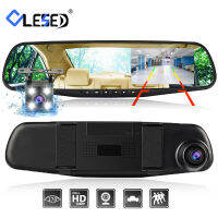 4.3 Inch Rear View Mirror Driving Recorder Full HD Screen Car DVR 1080P Resolution Dual Camera Recorder Parking Monitoring