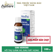 Siro Heviho - Hỗ Trợ Giảm Ho Đau Rát Họng Long Đờm 100ml - Luxcare Pharmacy