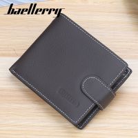 Brand Genuine Leather Men Wallets Design High Quality Wallets With Coin Pocket Purses Gift For Men Card Holder Bifold Male Purse