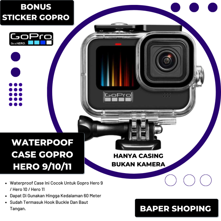 WATERPROOF CASE GoPro Hero 9 / Hero 10 / Hero 11 Housing Underwater