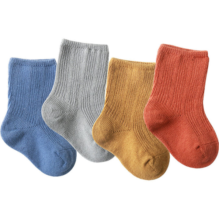 3-pairs-baby-girl-boy-socks-toddler-cotton-baby-winter-clothes-accessories-pure-color-combed-cotton-baby-socks-for-autumn