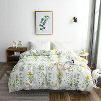 WUJIE Flower Printed Duvet Cover 1PCS 100 Polyester Comforter Cover Pastoral Qualified Bedding Textile ( No Bed Sheet )