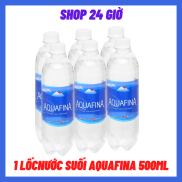 GIAO HCM  Nước Suối Aquafina 1 Lốc 6 Chai 500ml