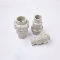 UPVC Check Valve Ball-Type Control Devices Single Union Ball Check Valve Socket Plastic check valve 1 Pcs