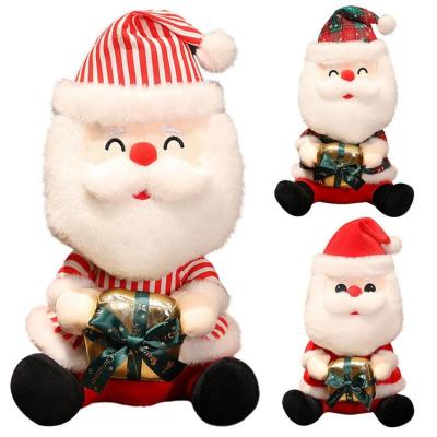 Santa Claus Plush Toy Plush Stuffed Santa Doll Holiday Decorations Christmas Plush Stuffed Animals Hugging Pillows Christmas Gifts Holiday Decorations effectual