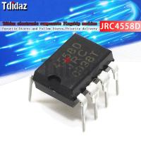 10PCS 4558D DIP8 RC4558P JRC4558D DIP RC4558 4558 DIP-8 New and Original IC Chipset WATTY Electronics