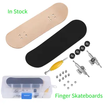 New Alloy Stand Plastic FingerBoards Mini Finger Boards Retail Box