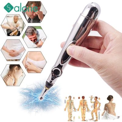 Electronic Acupuncture Pen Point Massager Electric Meridians Laser Therapy Heal Massage Pen Meridian Energy Pen Pain Relief Tool