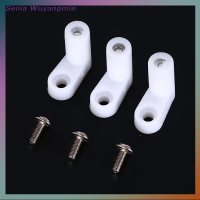 Senia 10pcs FIXED Plastic PCB MOUNTING Feet 20mm L ประเภทฟุตพร้อมสกรู