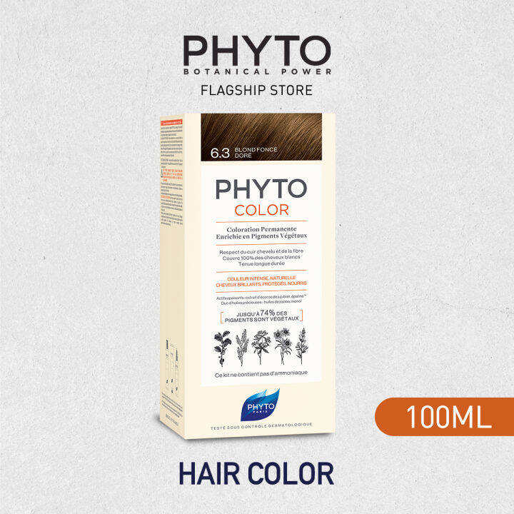 Phyto Phytocolor 6.3 Dark Golden Blond 100 Ml [Hair Color] [PPD Free