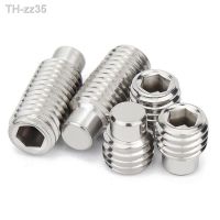 DIN915 M2.5 M3 M4 M5 M6 M8 M10 M12M16 304 Stainless Steel Allen Hexagon Socket Convex End Grub Headless Bolt Dog Point Set Screw