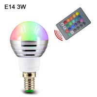 【✲High Quality✲】 zao063669 หลอดไฟ E27 Led 16สี Rgb เปลี่ยนสีได้5/10/15W 85-265V Rgb โคมไฟ Led สปอร์ตไลท์ Ir รีโมทคอนโทรล Led สำหรับบ้าน