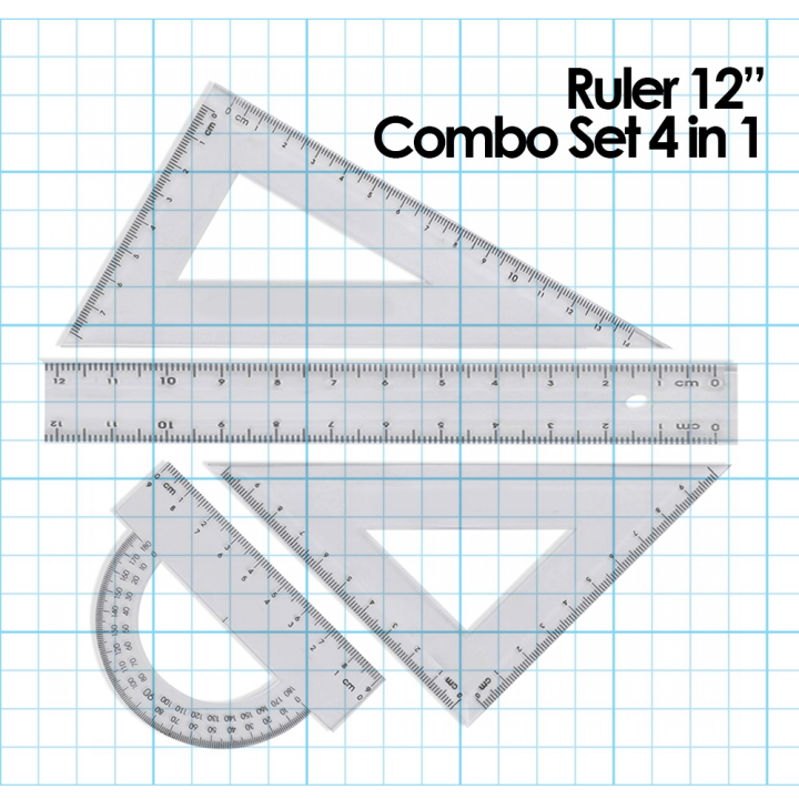 4in1 Ruler Set 12