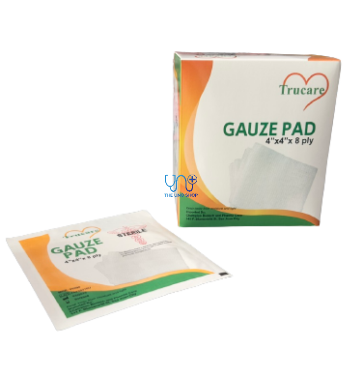 Sterile Gauze Pad 4x4 100 Pieces Trucare Lazada PH
