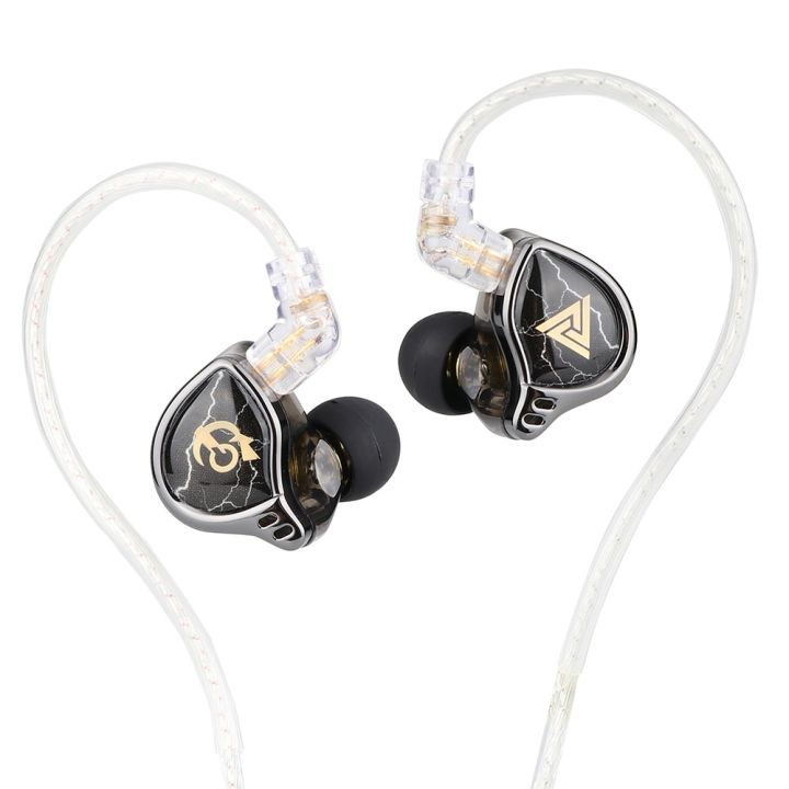 QKZ x HBB 10mm Titanium-Coated Diaphragm HiFi In Ear Monitor Earphones ...