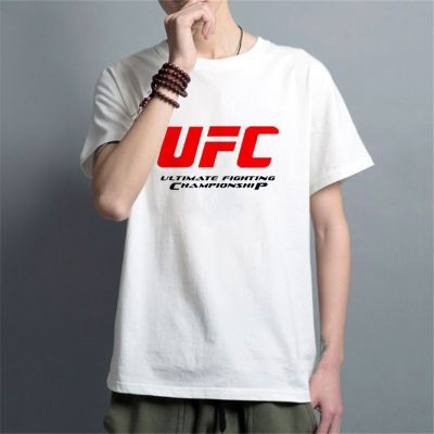 Mens T-Shirt High Quality Ufc Summer T-Shirt Cotton T-Shirt Mens Wear  SWZZ