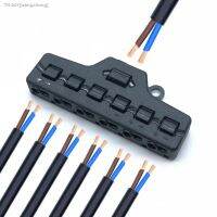 ✽๑◊ 6 Ports Out Line Splitter Quick Connect Low Voltage Wire Splitter Distribution Block For Lighting Led Strip Connection Terminal