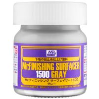 สีีรองพื้นแบบขวด Mr.Hobby SF289 Mr. Finishing Surfacer 1500 Gray 40ml Bottle