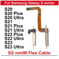 สำหรับ Galaxy S20 S21 S21FE S23 S22อัลตร้าพลัส S21 + S20U G991U S918U S906U S998U 5G Mmw เสาอากาศรับสัญญาณโมดูลสายเคเบิลงอได้