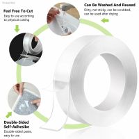 ♛✚✘ 1/2/3/5M Nano Tape Tracsless Double Sided Tape Transparent No Trace Reusable Waterproof Adhesive Tape Cleanable Home