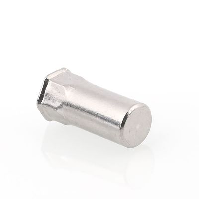 304 Stainless Steel Blind Hole Half Hexagonal Flat Head Internal And External Pressure Riveting Large And Small Side Nuts M4-M10