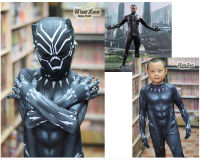 พร้อมส่ง Cosplay Black Panther ชุดแบล็คแพนเธอร์ ชุดแฟนซี ฮีโร่เด็ก