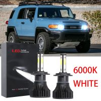 ชุดไฟหน้าฮาโลเจน LED 6000K 2011-2016 แบบเปลี่ยน สําหรับ Toyota FJ Cruiser รับประกัน 10 เดือน