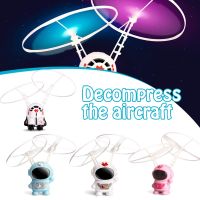 Aircraft Spaceman Flying Machine Fingertip Toys With Infrared Sensor Light For Kids Gesture Control Usb Charging Gyro Airplane