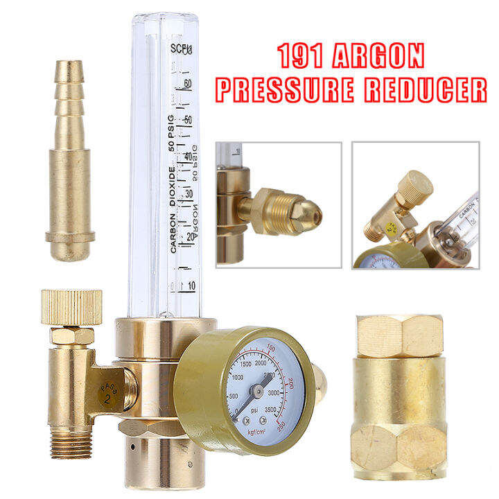 Argon CO2 Gas Pressure Regulator Gauge CO2 Mig Tig Flow Meter Welding