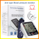 【 สินค้าปัจจุบัน 】 ZAP175 วัดความดัน เครื่องวัดความดัน เครื่องวัดความดันโลหิตแบบดิจิตอลแขน LCD เครื่องวัดอัตราการเต้นหัวใจ Tonometer สำหรับวัดอัตโนมัติ Digital LCD Upper Arm Blood Pressure Monitor