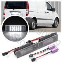 โคมไฟ2ชิ้น Nomor Lisensi LED Kesalahan Canbus Mobil Putih Untuk เมอร์ซิเดสเบนซ์สปรินเตอร์906/Viano W639/VIO W639