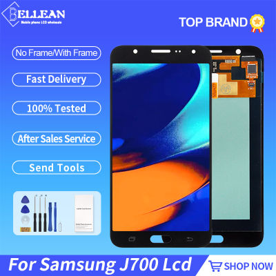 จอแสดงผล J7สำหรับ Samsung Galaxy J7 2015 LCD Touch Panel Screen Digitizer J700 LCD ASSEMBLY จัดส่งฟรีพร้อมเครื่องมือ