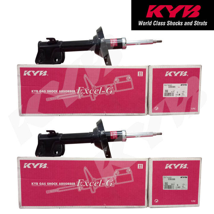 KYB 339385/339386 for Subaru XV 2014 2018 Set of 2 Front Gas Shock