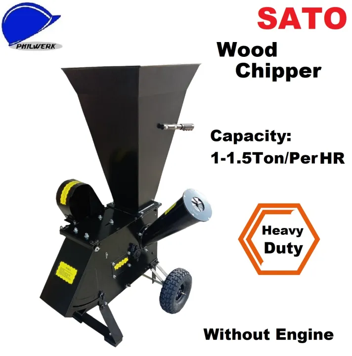 SATO Wood Chipper WC 2.0 Heavy Duty (Without Engine) Lazada PH
