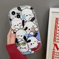 เคสโทรศัพท์ซิลิโคน TPU ใส แบบนิ่ม ลายสุนัขน่ารัก กันกระแทก สําหรับ IPhone 14 12 13 11 Pro XS Max XR X 8+ 7 Plus