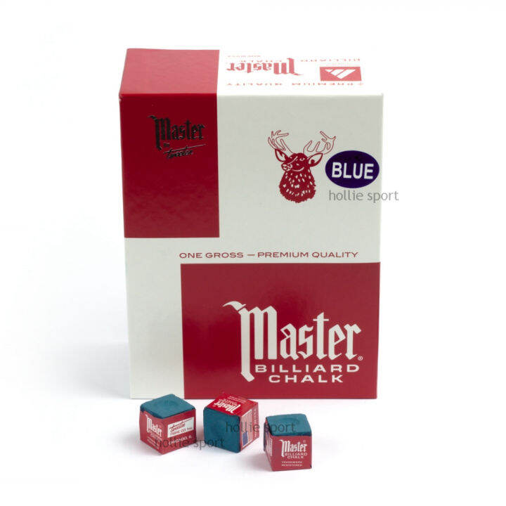 Master Billiard Chalk USA Blue 144 pcs kapur biliard Lazada Indonesia