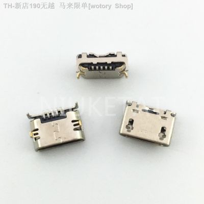 【CW】㍿  100pcs micro USB 5pin jack Big Ox Four legs plate Female socket connector for phone charging tail plug