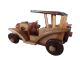 #pw01# โมเดลรถยนต์โบราณประดิษฐ์ รถยนต์ไม้ ขนาด 14x7x8 cm. หุ่นไม้ งานหัตถกรรม ของสะสม ของขวัญ โมเดลรถ ตุ๊กตา ของเล่น