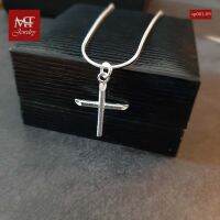 MT จี้เงินแท้ ไม้กางเขน แบบเรียบ (ขนาดกลาง) Solid 925 Sterling Silver Pendant (sp001-09) MT Jewelry มณีธารา