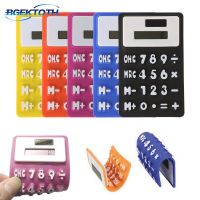 Fashion Foldable Soft Silicone Handheld Scientific Solar Calculator For School Office APR-19 Calculators