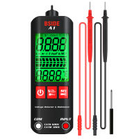 BSIDE A1 Mini Multimeter LCD Digital Tester เครื่องตรวจจับแรงดันไฟฟ้า2000นับ Dc/ac แรงดันไฟฟ้าความถี่ความต้านทาน NCV ความต่อเนื่อง Live Wire Neutral Wire ตรวจสอบ True RMS Meter