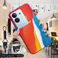 Case4you สำหรับ Vivo V29 5G Y78 Y78 5G + 5G สายคล้องแหวนใส่นิ้วการ์ตูนสุนัขน่ารักแมวเคสโทรศัพท์สำหรับหญิงสาวน่ารักเด็กผู้หญิงเด็กผู้ชายน่ารักเคสซิลิโคนนิ่มฝาครอบด้านหลังโทรศัพท์ป้องกัน TPU กันกระแทกหลากสี