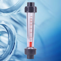 60-600L / H ท่อพลาสติก Liquid Water LZS-15 Flow Meter คุณภาพสูง