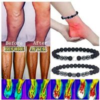 【cw】 Lymphatic Drainage Magnetic Lymph Detox Anklet Anklets Weight Loss