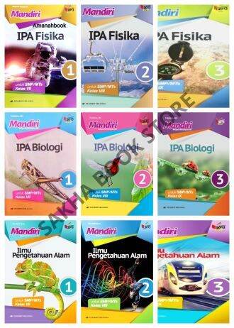 BUKU LATIHAN SOAL MANDIRI IPA ILMU PENGETAHUAN ALAM BIOLOGI FISIKA SMP ...