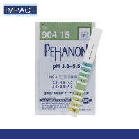 กระดาษวัดค่าพีเอช  PEHANON pH 3.8-5.5 MN 904 15 / 200 strips    สินค้าคุณภาพสูงนำเข้าจากประเทศเยอรมัน (ออกใบกำกับภาษีได้)