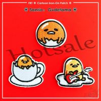 【hot sale】 ☄▥ B15 ☸ Sanrio：Gudetama - Series 02 Iron-on Patch ☸ 1Pc Cartoon DIY Sew on Iron on Badges Patches